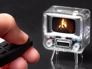 Портативный ретро-телевизор TinyCircuits TinyTV 2 с фильмами и шоу - Фото 3
