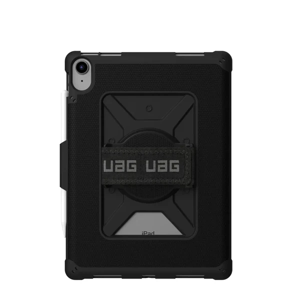 Чехол с ремешком для руки UAG Metropolis with Hand Strap Black для iPad 11 | 10 (2025 | 2022)