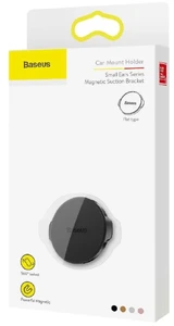 Універсальний магнітний тримач для iPhone/телефона | Baseus Small Ears Flat Black - Фото 10
