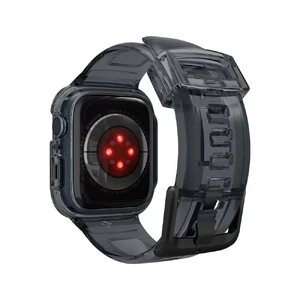 Силиконовый чехол-ремень Spigen Liquid Crystal Pro Space для Apple Watch Ultra 49mm 45mm | 44mm | 42mm - Фото 4
