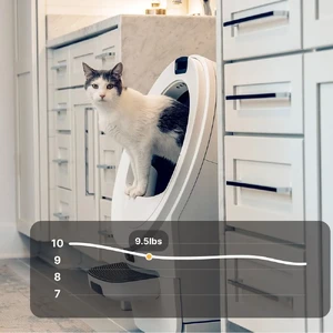 Самоочищувальний лоток для котів Whisker Litter-Robot 5 Pro White з Wi-Fi та контролем запаху - Фото 4