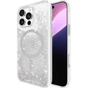 Срібний блискучий чохол Case-Mate Waterfall MagSafe для iPhone 16 Pro Max