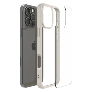 Прозорий бежевий чохол Spigen Ultra Hybrid для iPhone 16 Pro - Фото 7