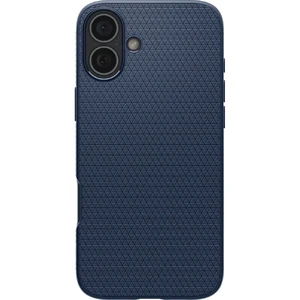 Синий чехол Spigen Liquid Air для iPhone 16 - Фото 2