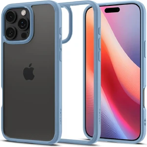 Прозорий синій чохол Spigen Crystal Hybrid для iPhone 16 Pro Max 8809971229654 - Фото 1