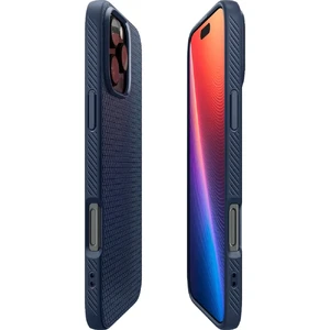 Синій чохол Spigen Liquid Air для iPhone 16 Pro - Фото 6