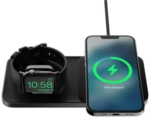 Бездротова зарядка Nomad Base One Max MagSafe Charger Carbide для iPhone | Apple Watch - Фото 9