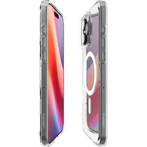 Прозорий білий чохол Spigen Crystal Hybrid Mag для iPhone 16 Pro Max - Фото 5