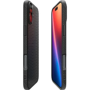Черный чехол Spigen Liquid Air для iPhone 16 - Фото 6