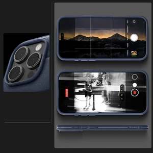 Синий чехол Spigen Caseology Athlex Mag MagSafe для iPhone 16 Pro - Фото 13