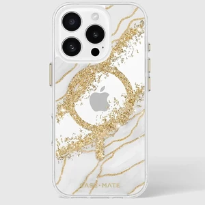 Мармуровий чохол зі золотими елементами Case-Mate Karat MagSafe для iPhone 16 Pro - Фото 9