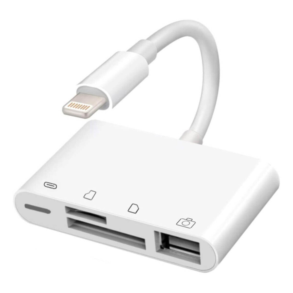 Адаптер iLoungeMax Lightning Camera Connection Kit 4-in-1 (SD Card | USB | Lightning)