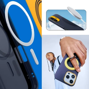Синьо-жовтий чохол Spigen Caseology Nano Pop MagSafe для iPhone 16 - Фото 11