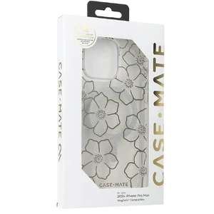 Прозорий чохол зі срібно-золотими елементами Case-Mate Floral Gems Mag для iPhone 16 Pro Max - Фото 16
