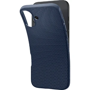 Синий чехол Spigen Liquid Air для iPhone 16 - Фото 3