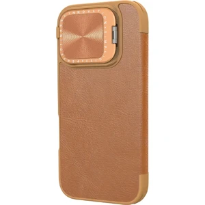 Бронзовий чохол-книжка з захистом камери Nillkin Qin для iPhone 16 Pro Max - Фото 4