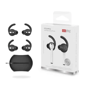 Силиконовые накладки iLoungeMax AhaStyle Ear Hooks Black для AirPods | EarPods - Фото 2