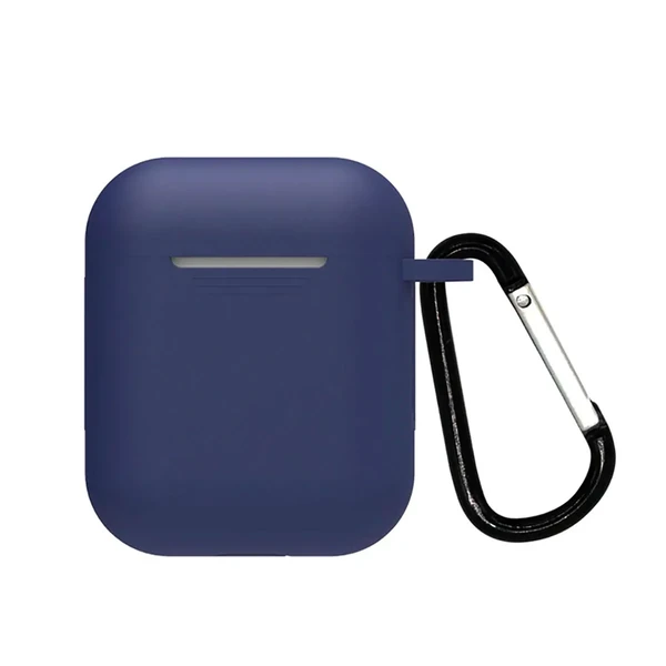 Чохол з карабіном для AirPods 2 | 1 iLoungeMax TPU Case Navy blue у Рівному
