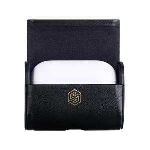 Чорний шкіряний чохол для AirPods Pro Nillkin Leather Protective Сase