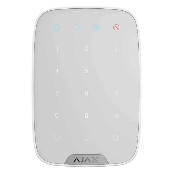 Бездротова сенсорна клавіатура Ajax KeyPad White