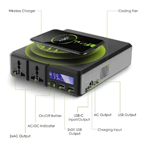 Портативная зарядная станция Allpowers Solar Powerstation External Battery Charger - Фото 2