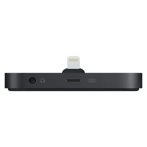 Алюминиевая док-станция iLoungeMax для iPhone с разъёмом Lightning и аудиовыходом 3.5mm Черная - Фото 4