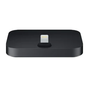 Алюминиевая док-станция iLoungeMax для iPhone с разъёмом Lightning и аудиовыходом 3.5mm Черная - Фото 2