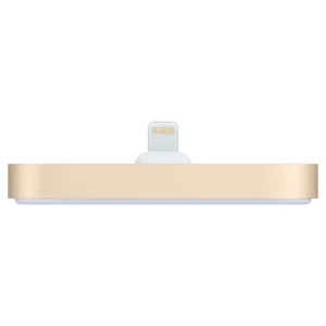 Алюминиевая док-станция iLoungeMax для iPhone с разъёмом Lightning и аудиовыходом 3.5mm Золотистая - Фото 3