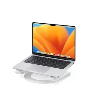 Алюминиевая портативная подставка Twelve South Curve Flex White для ноутбука | MacBook с регулировкой высоты и угла наклона, подходит для 10"-17" - Фото 3