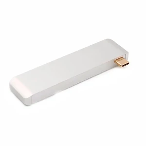 Алюминиевый концентратор iLoungeMax RobotSky Type C Hub Silver - Фото 2