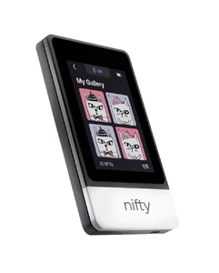 Апаратний криптогаманець SecuX Nifty для криптовалюти/NFT з дисплеєм, Bluetooth, USB-C, акумулятором 600мАг - Фото 2