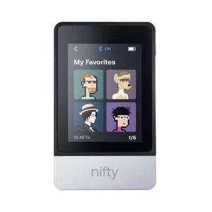 Апаратний криптогаманець SecuX Nifty для криптовалюти/NFT з дисплеєм, Bluetooth, USB-C, акумулятором 600мАг - Фото 6