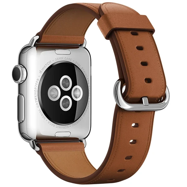 Ремінець Apple 41mm | 40mm | 38mm Saddle Brown Classic Buckle (MMH92) для Apple Watch в Кривому Розі
