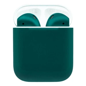 Матовые беспроводные наушники Apple AirPods 2 с беспроводной зарядкой Midnight Green (MRXJ2) - Фото 3