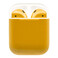 Матовые беспроводные наушники Apple AirPods 2 Silver Orange - Фото 3