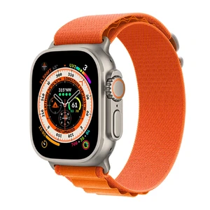 Ремешок Apple Alpine Loop Orange для Apple Watch Ultra Ultra 49mm | 45mm | 44mm | 42mm Размер M (MQDY3) MQDY3 - Фото 1