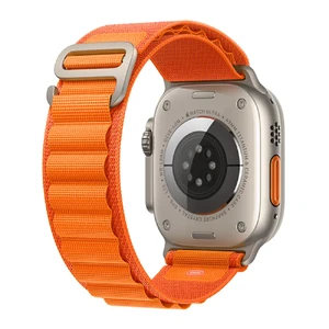 Ремешок Apple Alpine Loop Orange для Apple Watch Ultra Ultra 49mm | 45mm | 44mm | 42mm Размер M (MQDY3) - Фото 2