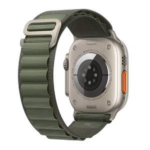 Ремешок Apple Alpine Loop Green для Apple Watch Ultra Ultra 49mm | 45mm | 44mm | 42mm Размер M (MQE03) - Фото 2