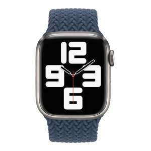 Плетений монобраслет Apple Braided Solo Loop Abyss Blue (ML6P3) для Apple Watch Ultra 49mm | 45mm | 44mm | 42mm Розмір 10 - Фото 2