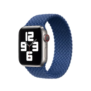 Плетеный монобраслет Apple Braided Solo Loop Atlantic Blue для Apple Watch 41mm | 40mm | 38mm (MY732) Размер 8 MY732 - Фото 1