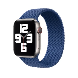 Плетеный монобраслет Apple Braided Solo Loop Atlantic Blue для Apple Watch Ultra 49mm | 45mm | 44mm | 42mm (MY8A2) Размер 4 MY8A2 - Фото 1