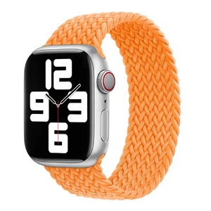 Ремешок Apple Braided Solo Loop Bright Orange (MQXN3) для Apple Watch 41mm | 40mm | 38mm Размер 5 MQXN3 - Фото 1