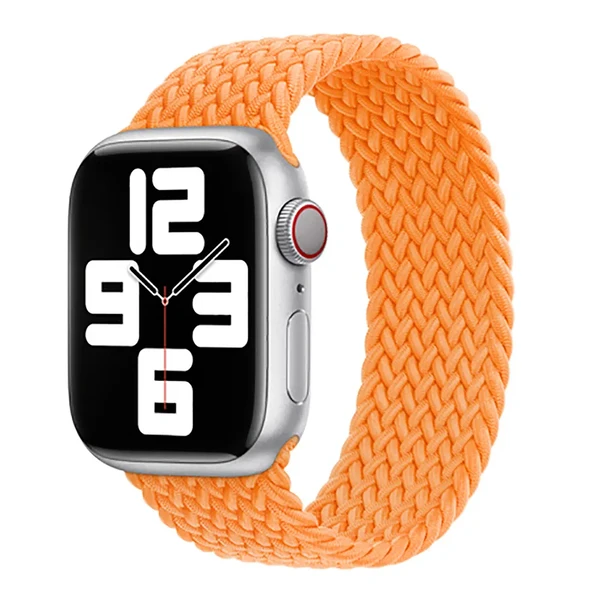 Ремінець Apple Braided Solo Loop Bright Orange (MQYJ3) для Apple Watch Ultra 49mm | 45mm | 44mm | 42mm Розмір 8 у Вінниці