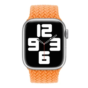 Ремешок Apple Braided Solo Loop Bright Orange (MQXN3) для Apple Watch 41mm | 40mm | 38mm Размер 3 - Фото 2