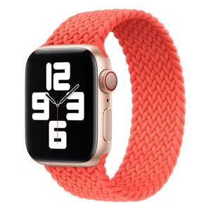 Плетеный монобраслет Apple Braided Solo Loop Electric Orange для Apple Watch 41mm | 40mm | 38mm (MJJA3) Размер 5 MJJA3 - Фото 1