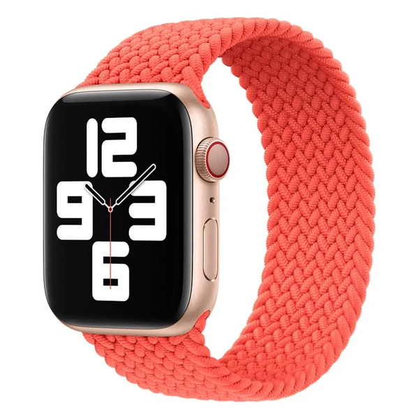 Плетений монобраслет Apple Braided Solo Loop Electric Orange для Apple Watch Ultra 49mm | 45mm | 44mm | 42mm (MJJV3) Розмір 7 у Вінниці