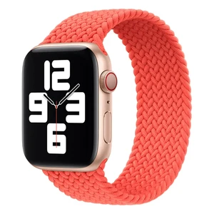 Плетений монобраслет Apple Braided Solo Loop Electric Orange для Apple Watch Ultra 49mm | 45mm | 44mm | 42mm (MJK13) Розмір 12 MJK13 - Фото 1