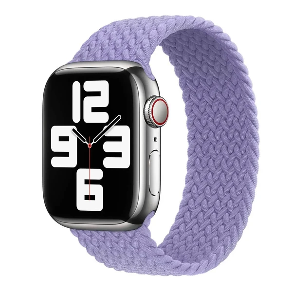 Плетений монобраслет Apple Braided Solo Loop English Lavender (ML693) для Apple Watch Ultra 49mm | 45mm | 44mm | 42mm Розмір 6 в Запоріжжі