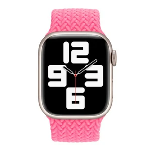 Плетеный монобраслет Apple Braided Solo Loop Flamingo (MN1U3) для Apple Watch Ultra 49mm | 45mm | 44mm | 42mm Размер 8 - Фото 2