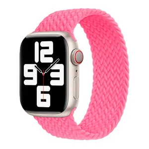 Плетеный монобраслет Apple Braided Solo Loop Flamingo (MN0V3) для Apple Watch 41mm | 40mm | 38mm Размер 8 MN0V3 - Фото 1